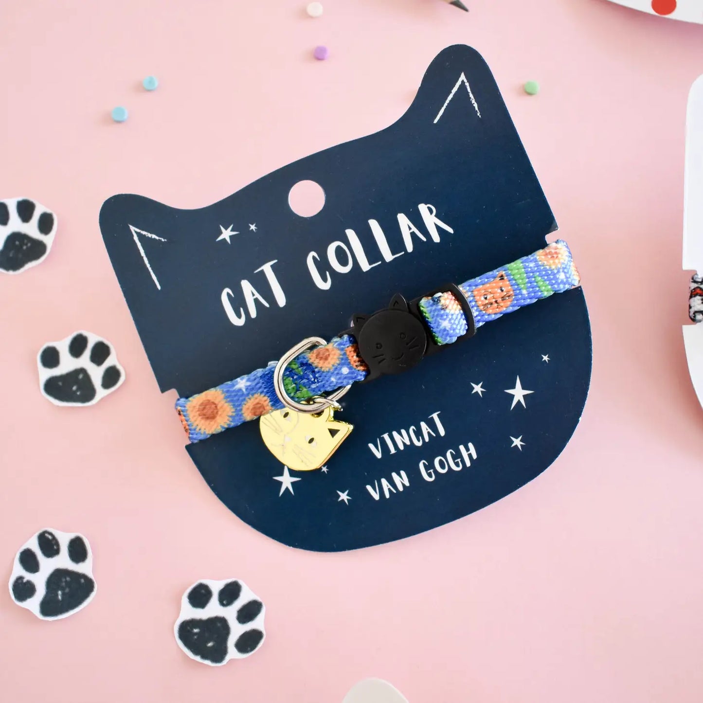 Vincat Van Gogh Artist Cat Collar