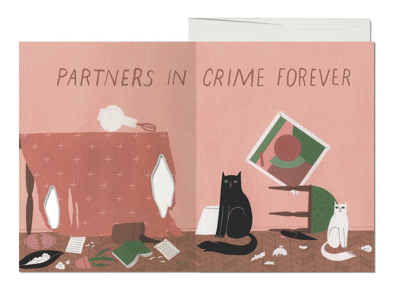 Cat Crimes - BLANK INSIDE