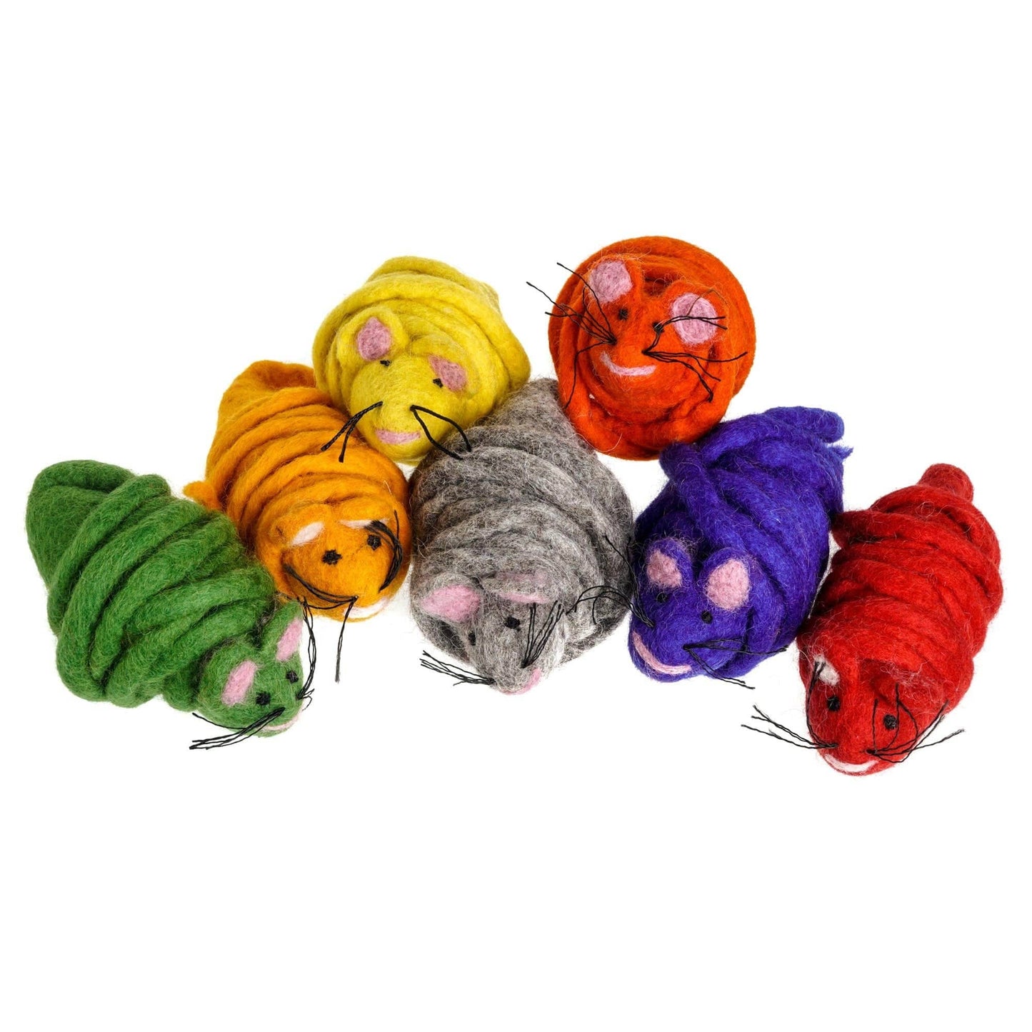 Monte the Mouse - 2M Long Tailed Felt Cat Toy