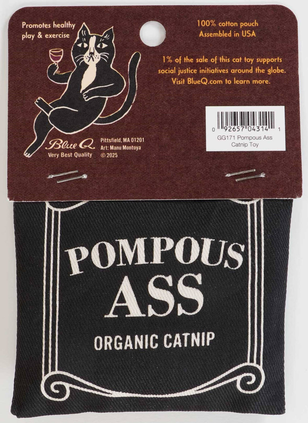 Pompous Ass Catnip Toy