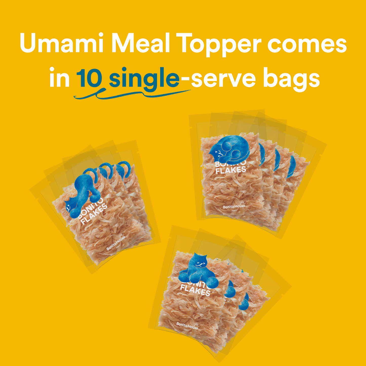 Umami Meal Topper: Bonito Flakes Treat for Cats and Dogs