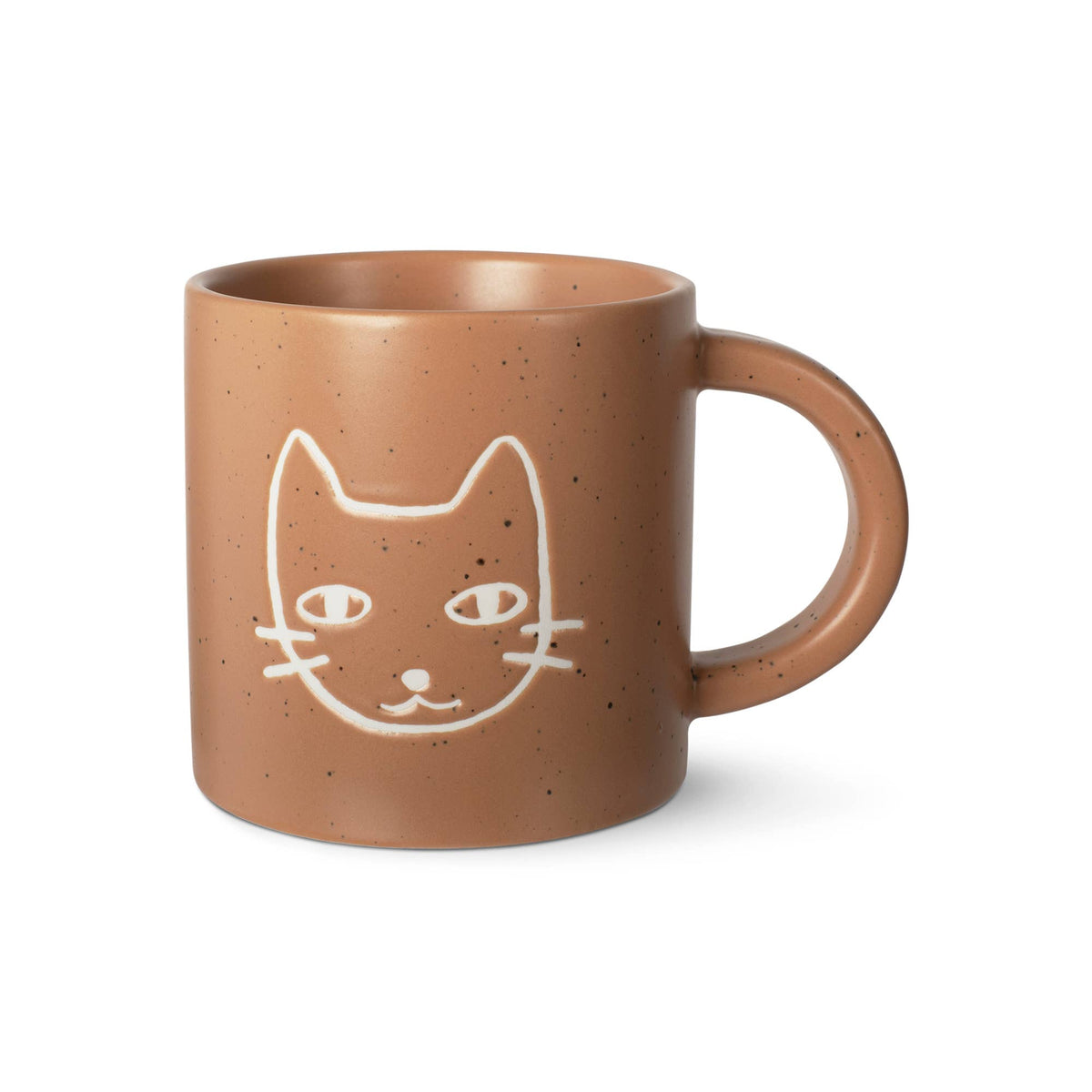 MODERN CAT STONEWARE MUG