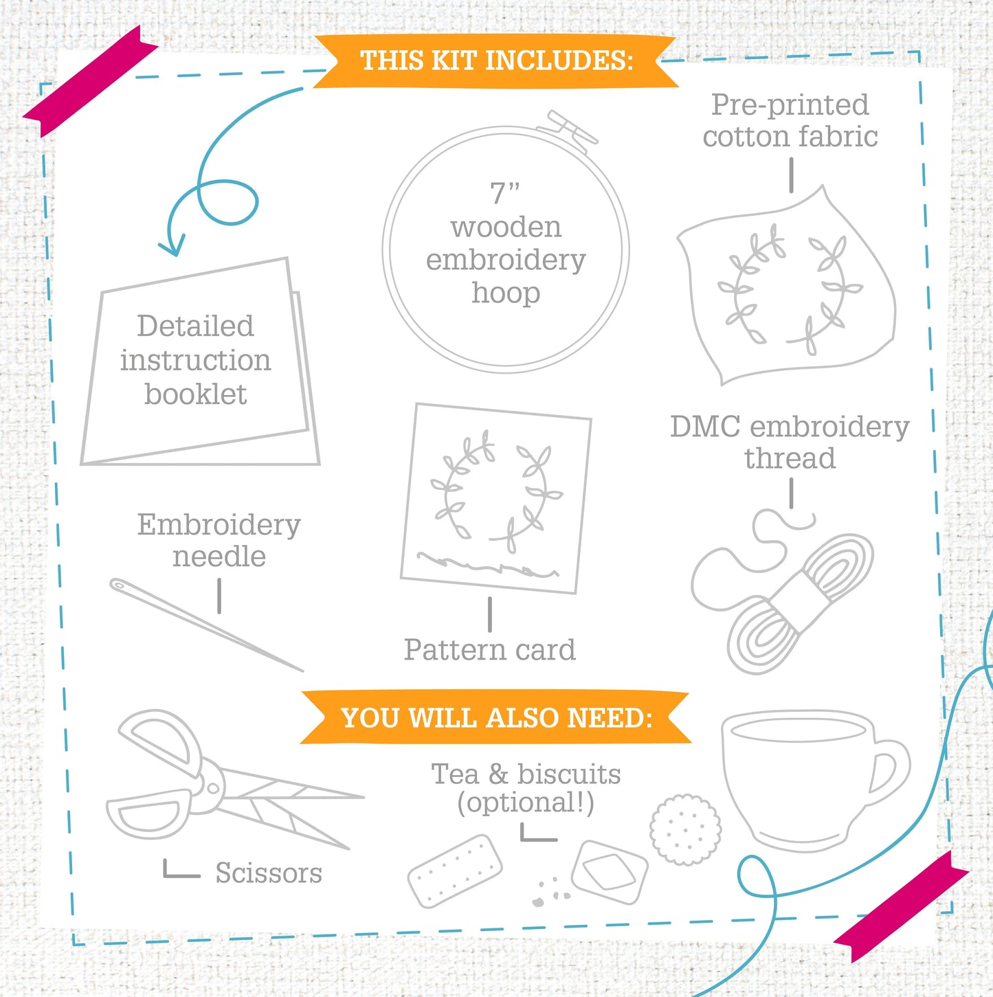 Crafty Cats Embroidery Kit