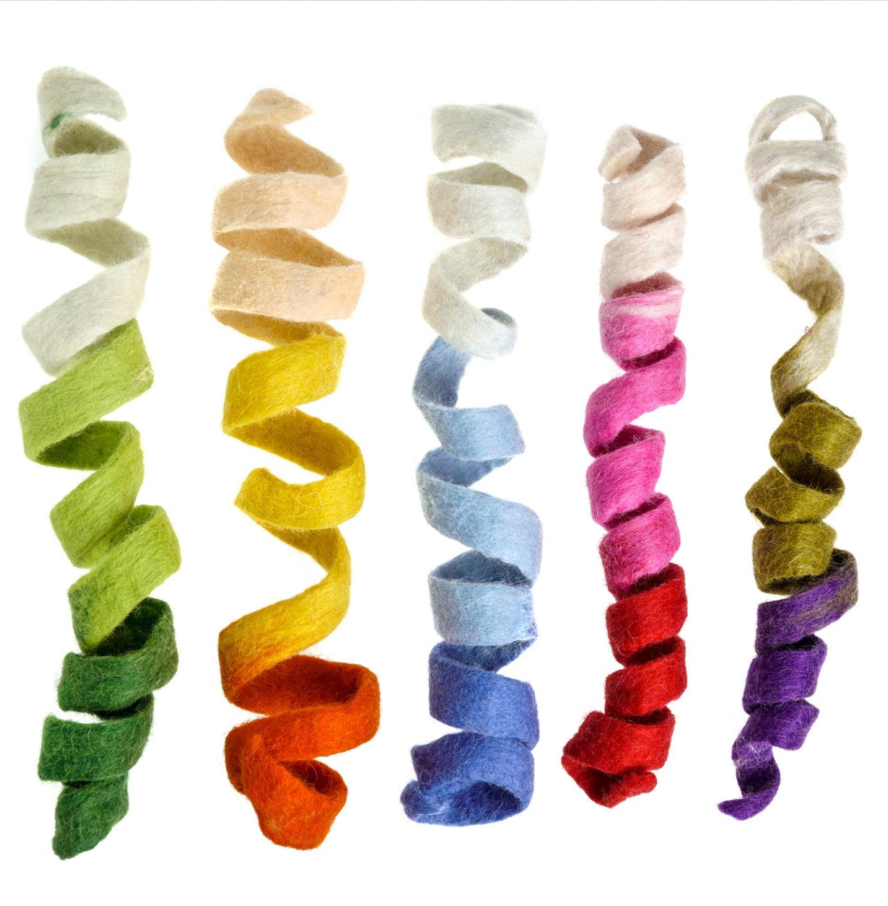 Spinny Spiral - Felt Cat Toy