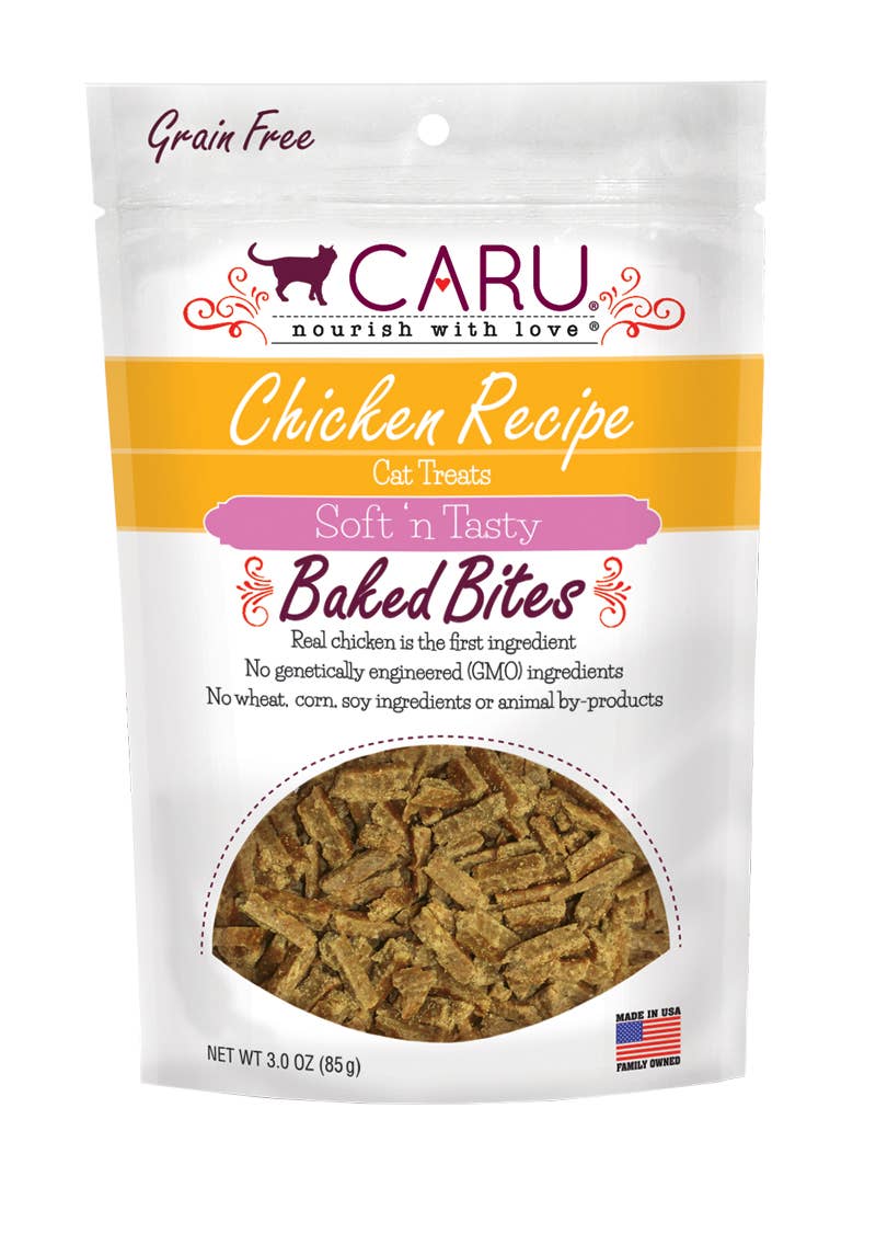 Caru Soft 'n Tasty Chicken Recipe Bites for Cats