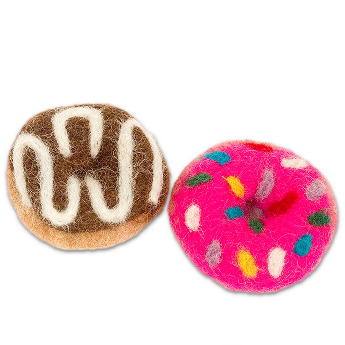 Donut Wool Cat Toy - Pack of 2 | Karma Cat