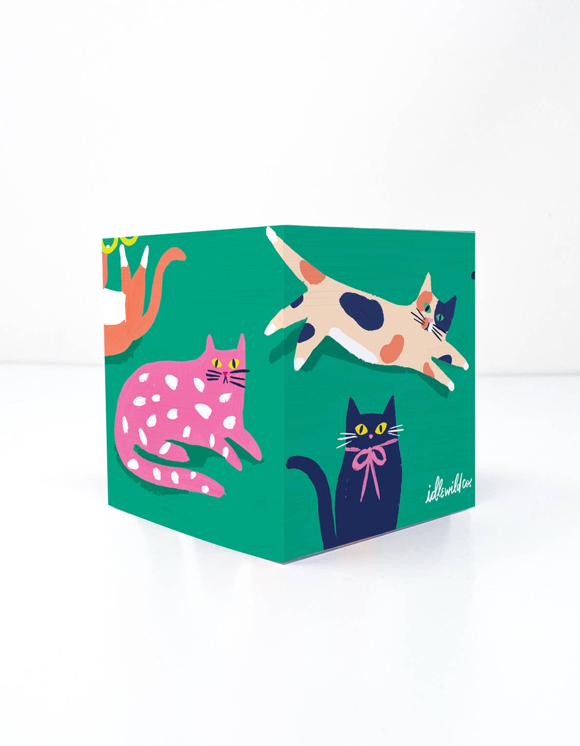 Cats Sticky Note Cube | Idlewild Co.