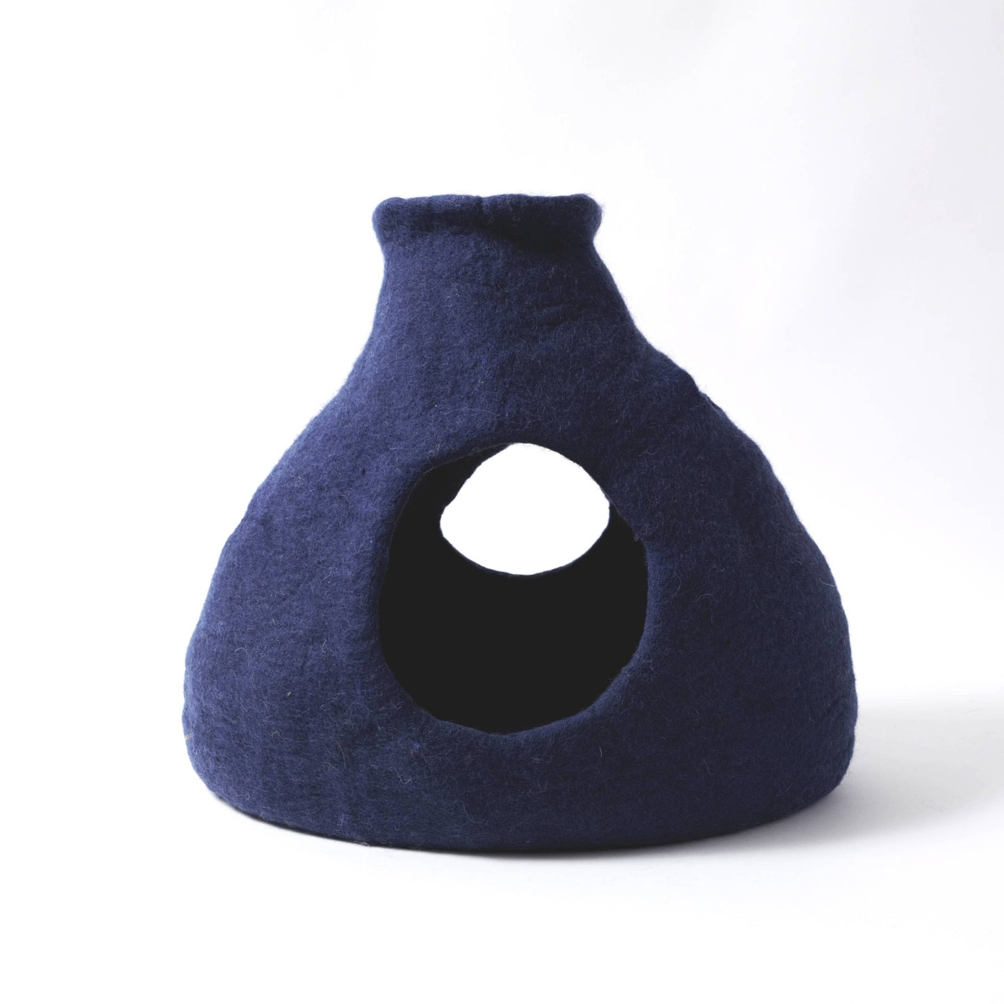 Purr - a - Boo Wool Pet Cave