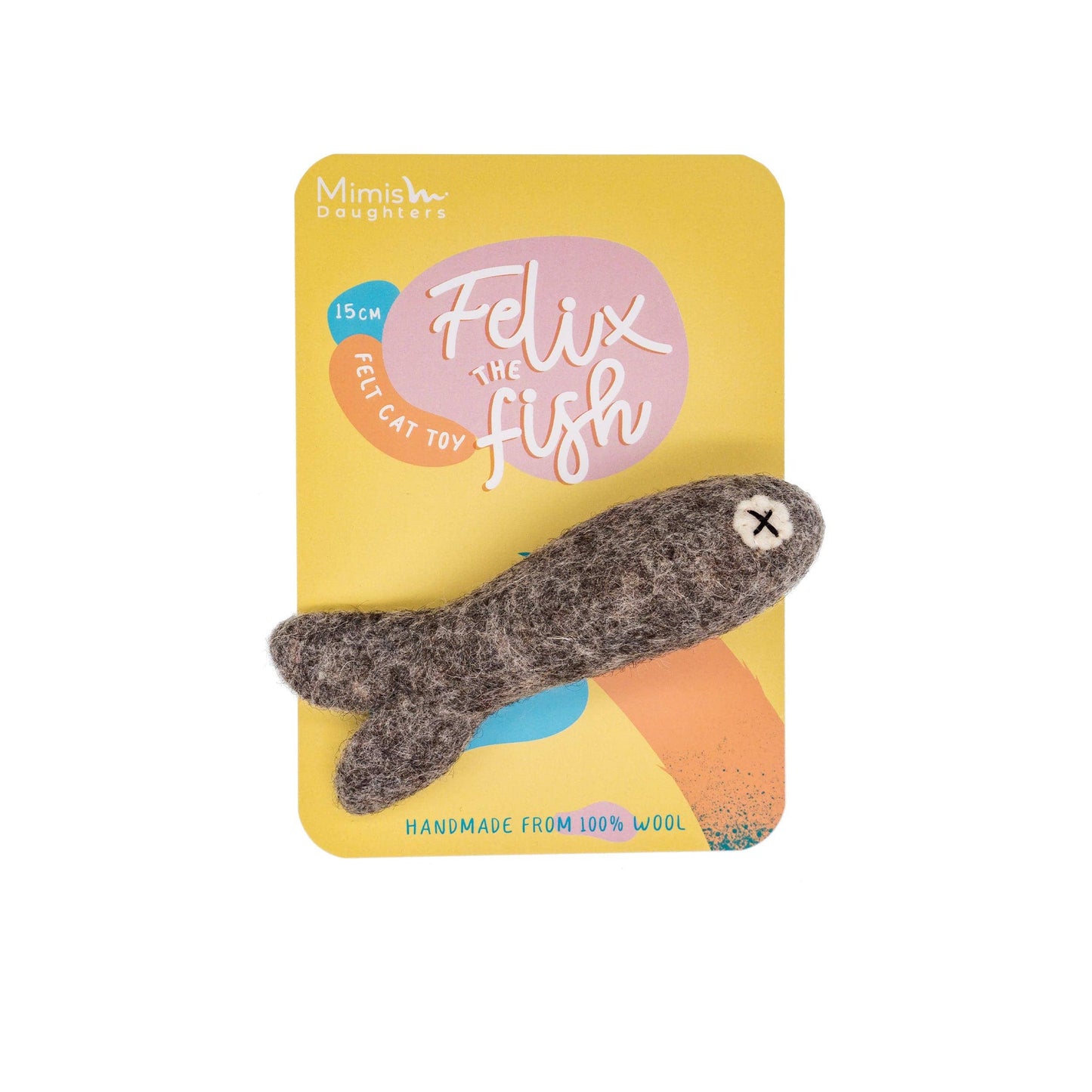 Felix the Fish 15cm - Felt Cat Toy
