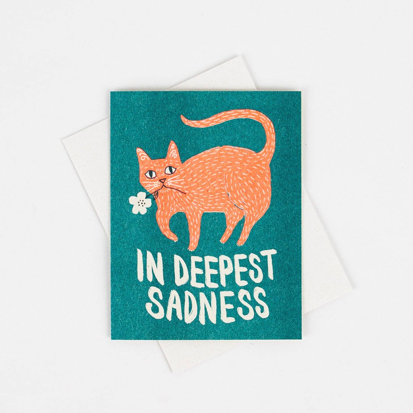 In Deepest Sadness - Risograph Card