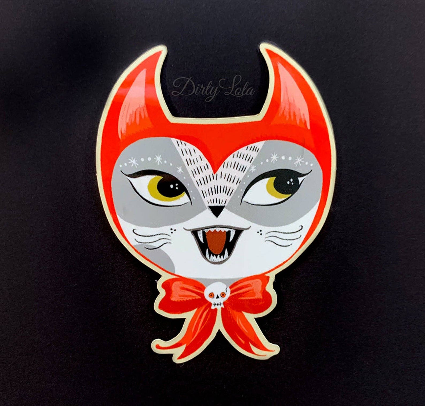 DEVIL KITTY STICKER