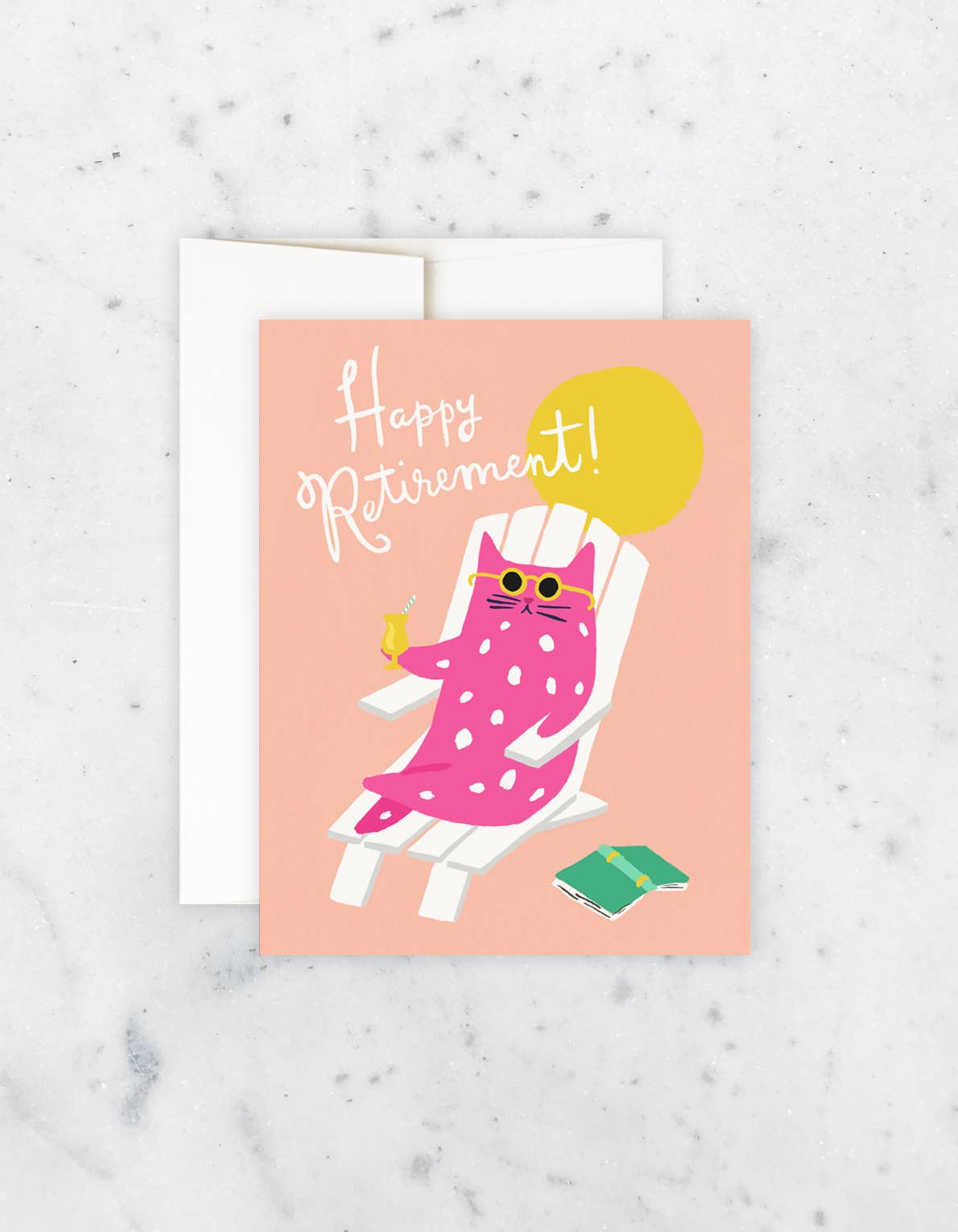 Happy Retirement Card BLANK INSIDE
