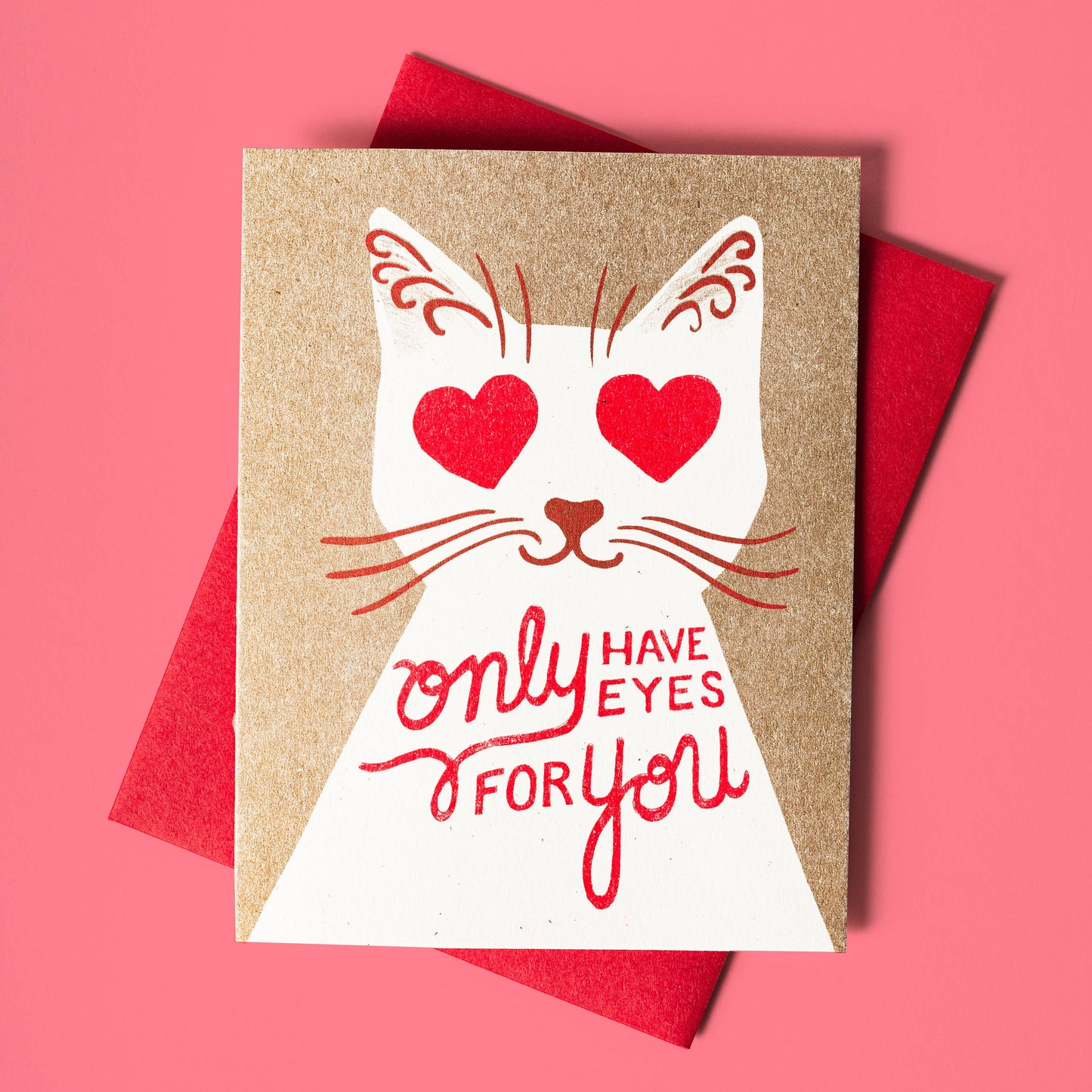 Only Have Eyes For You Card BLANK INSIDE