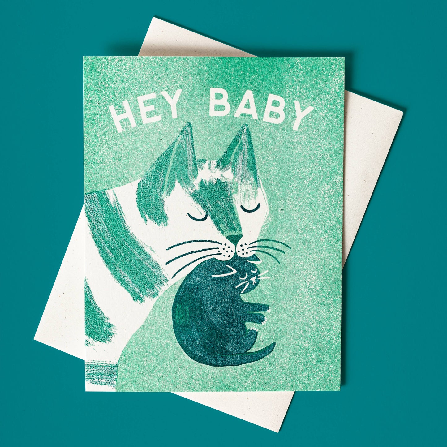 Hey Baby Card BLANK INSIDE