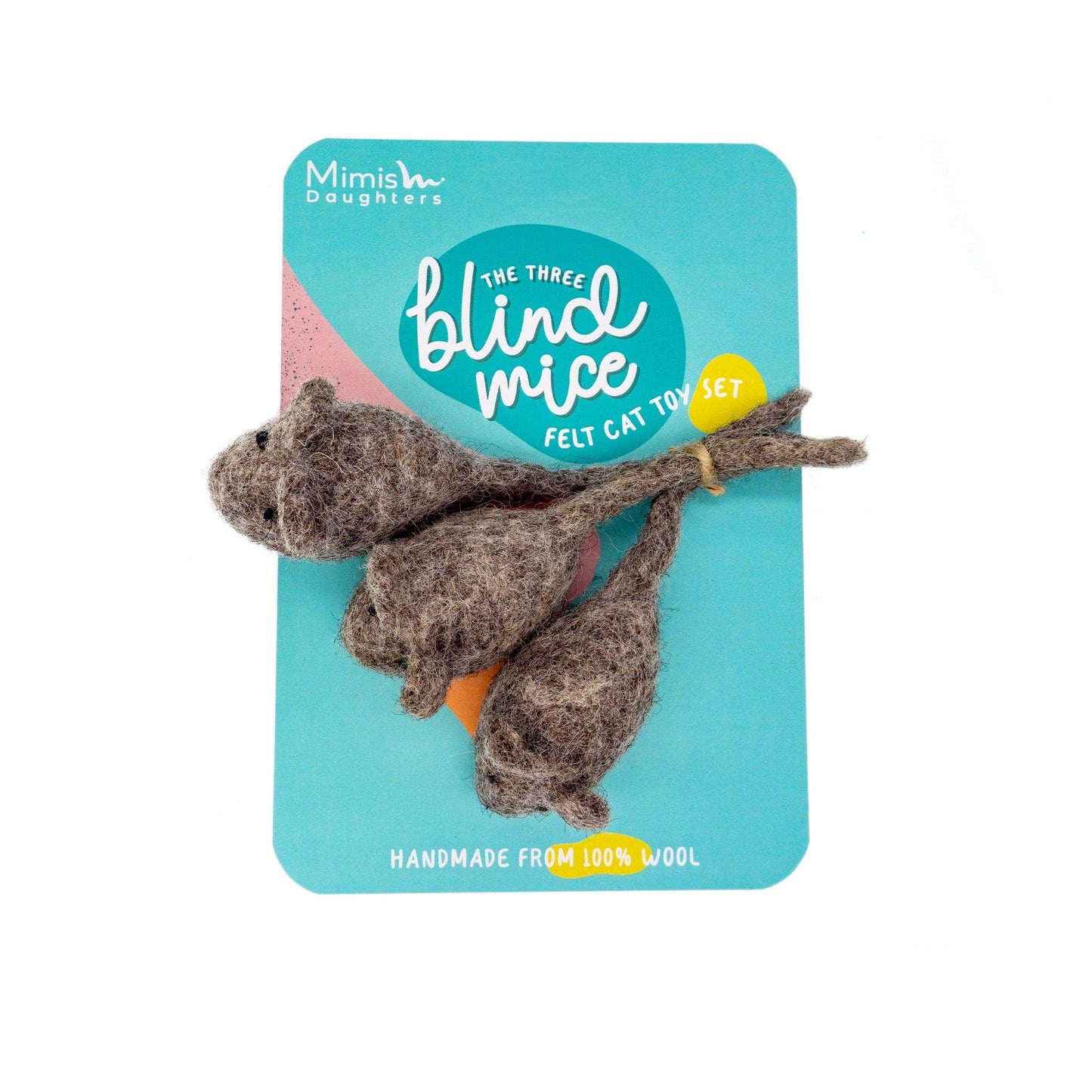 The Three Blind Mice - Felt Cat Toy | Mimi's Daughters