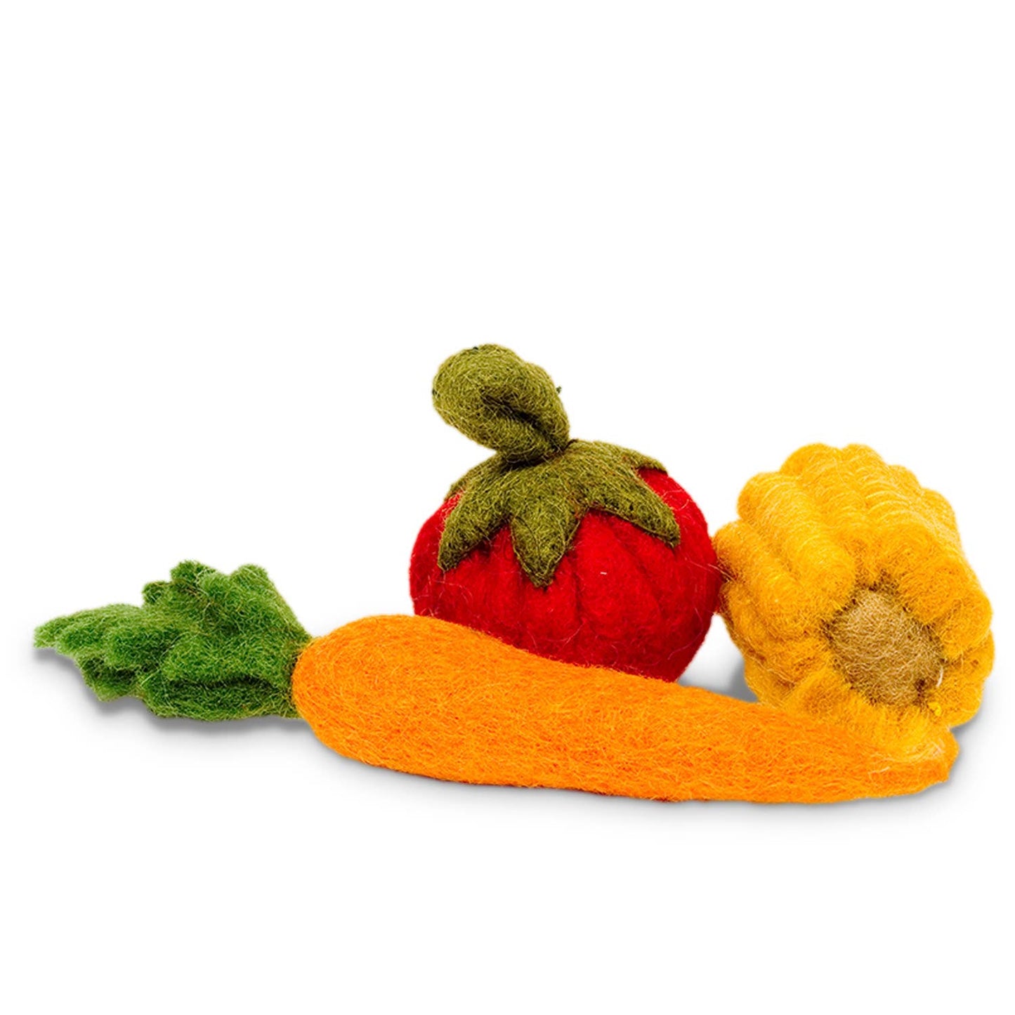 Veggies Wool Cat Toy - Pack of 3 | Karma Cat