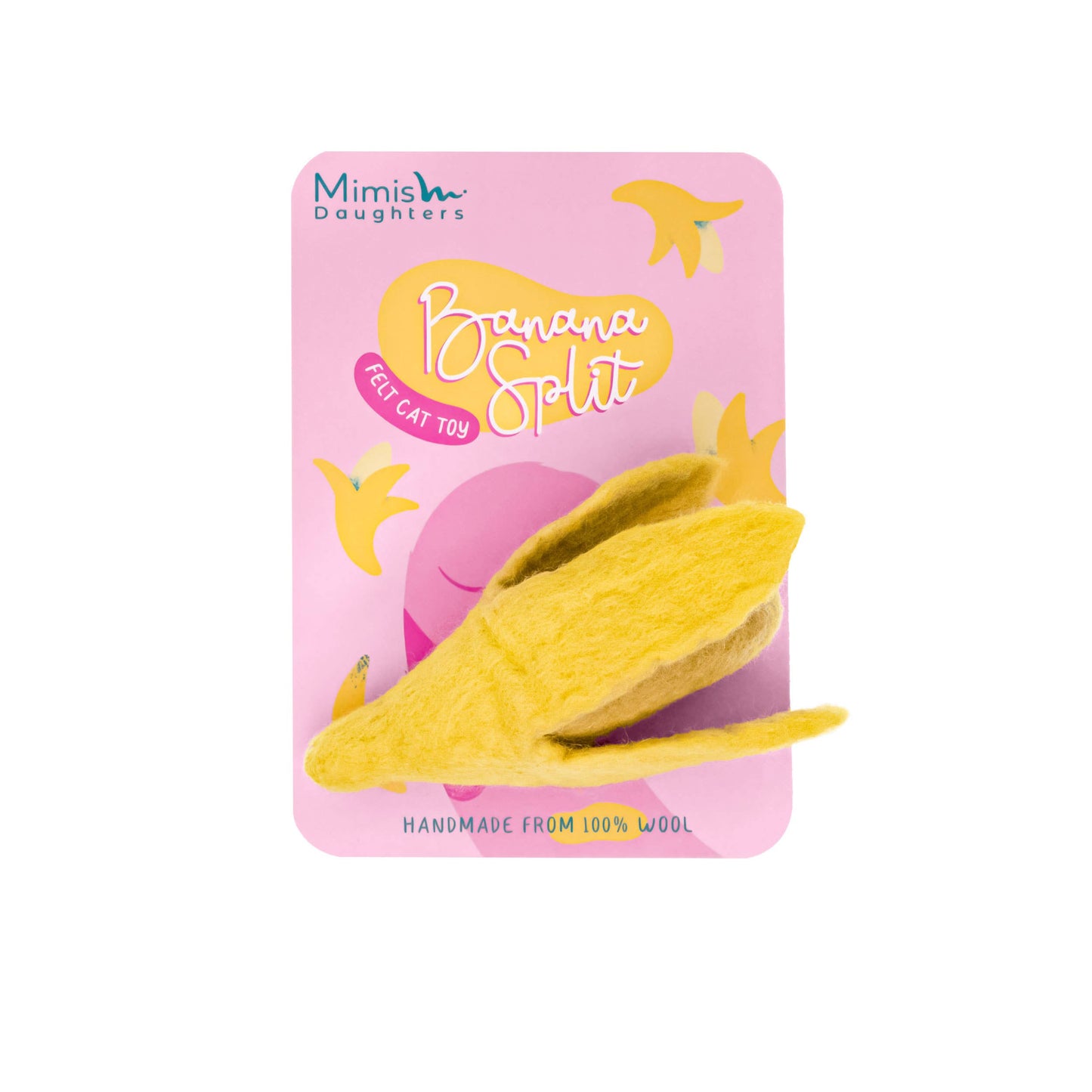 Banana Split - Felt Cat Toy