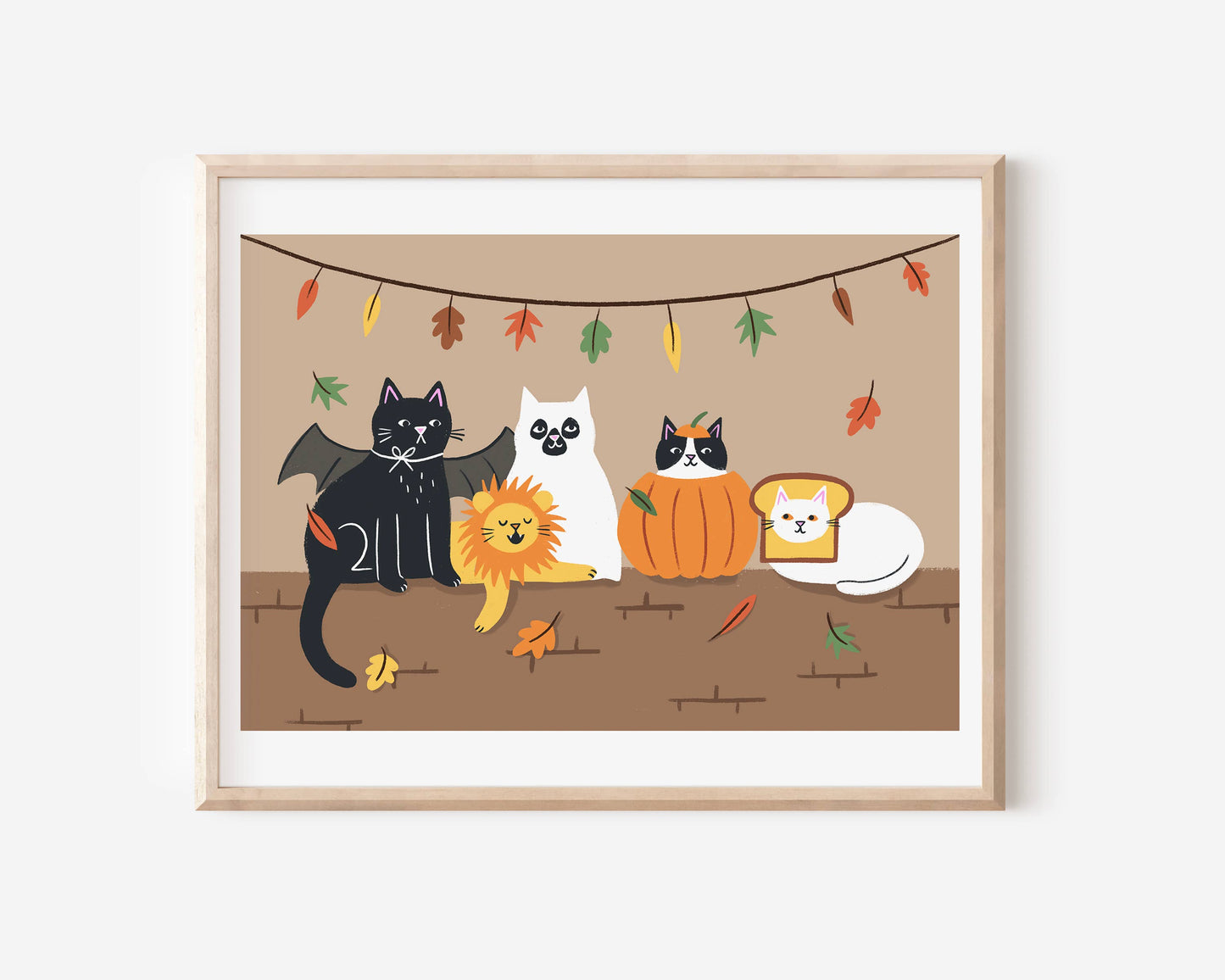 Feline Spooky – A4 Heavyweight Art Print FINAL SALE