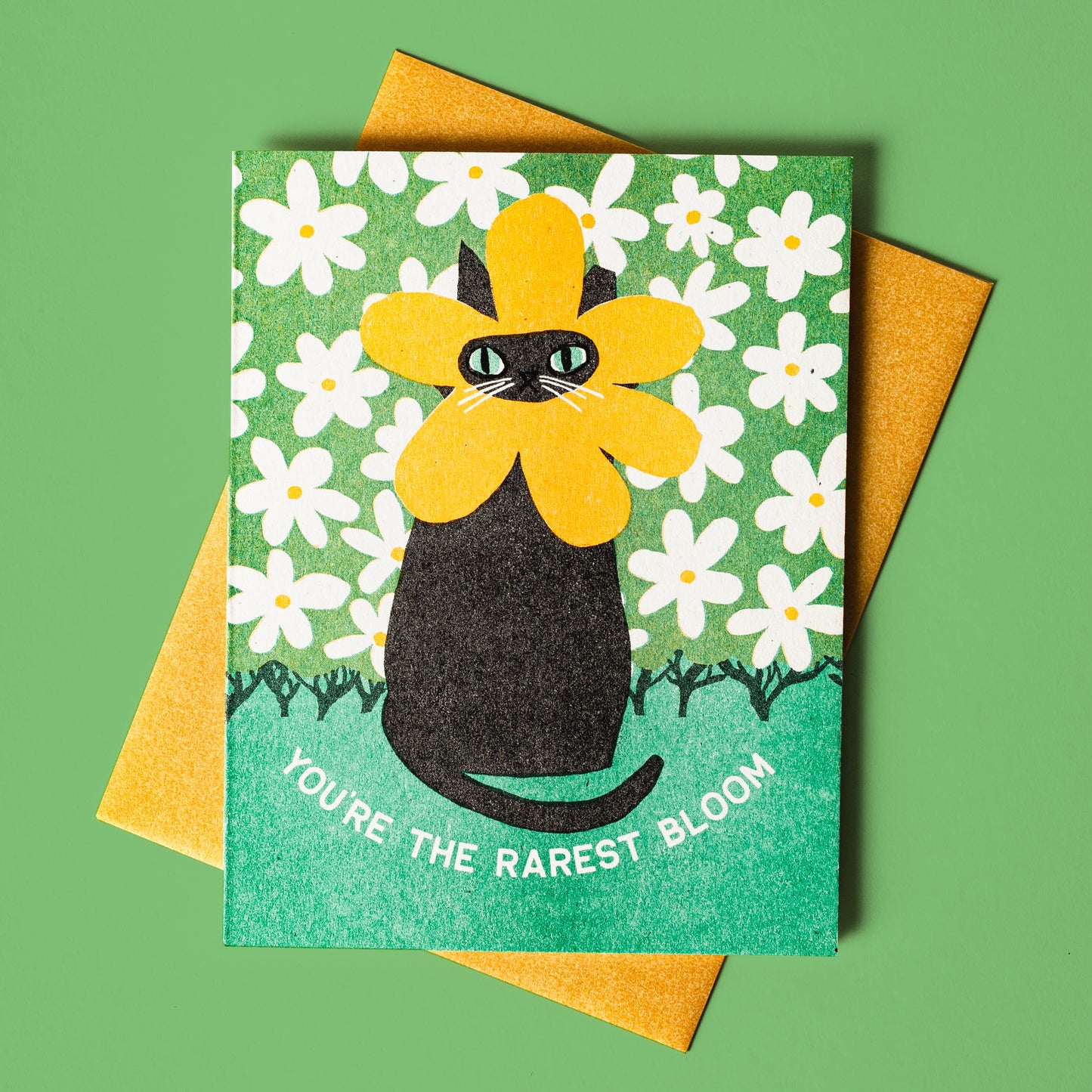 Rarest Bloom - Risograph Greeting Card