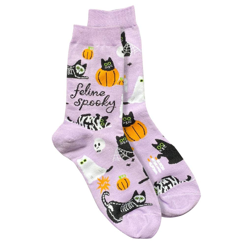 Feline Spooky Socks