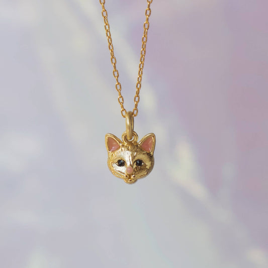 Charm Necklace (Boxed), Kitten