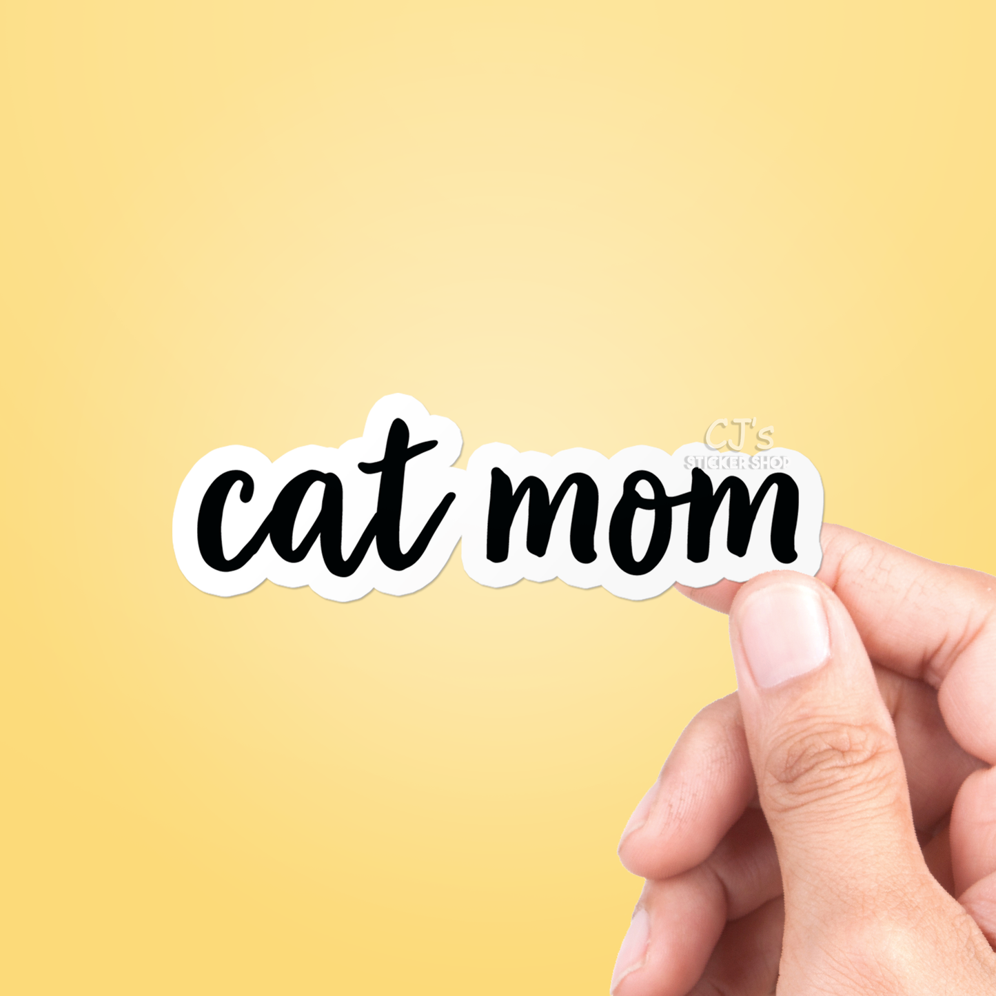 Cat Mom Sticker Vinyl Decal