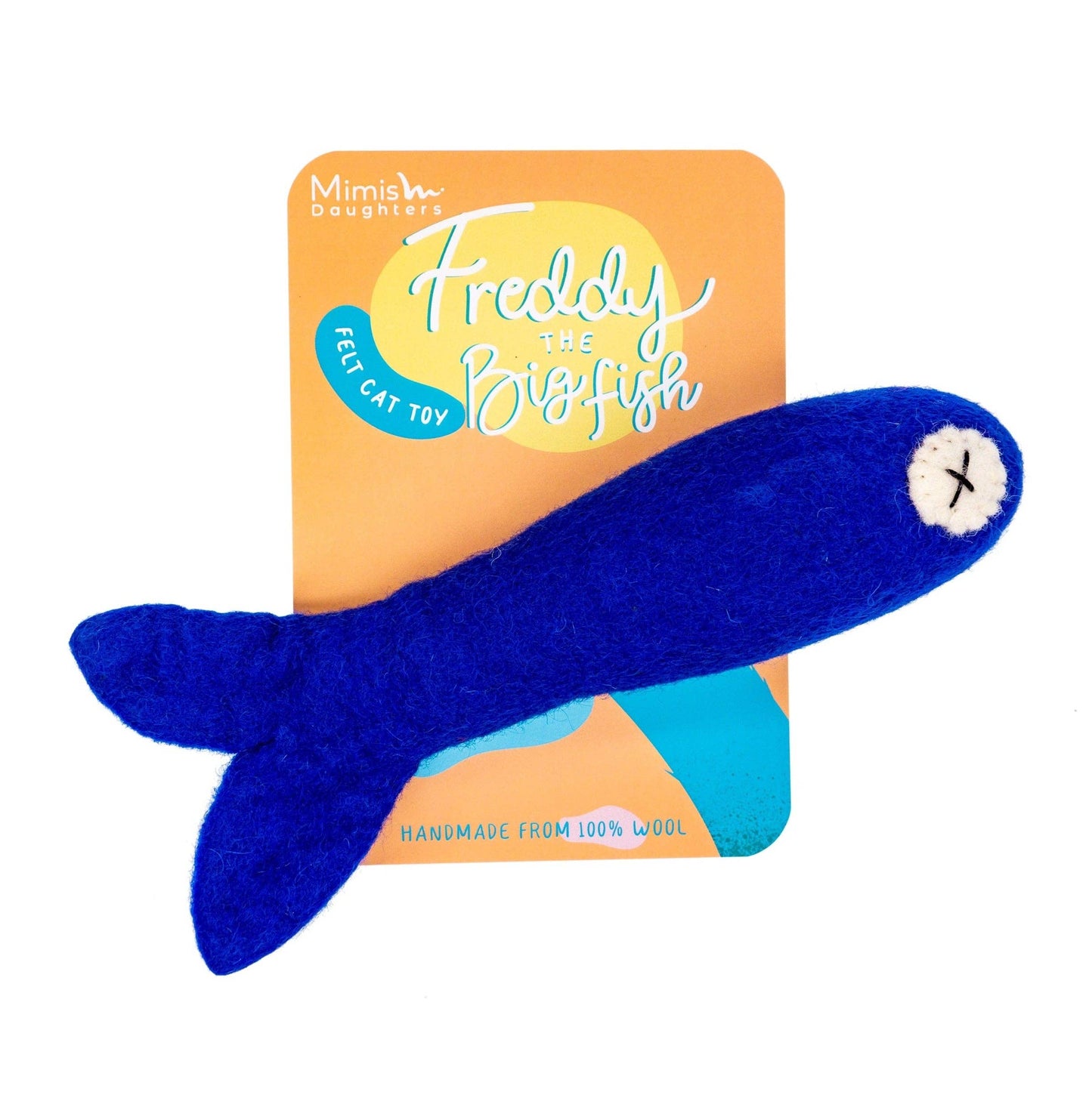 Freddy The Big Fish - Felt Cat Toy