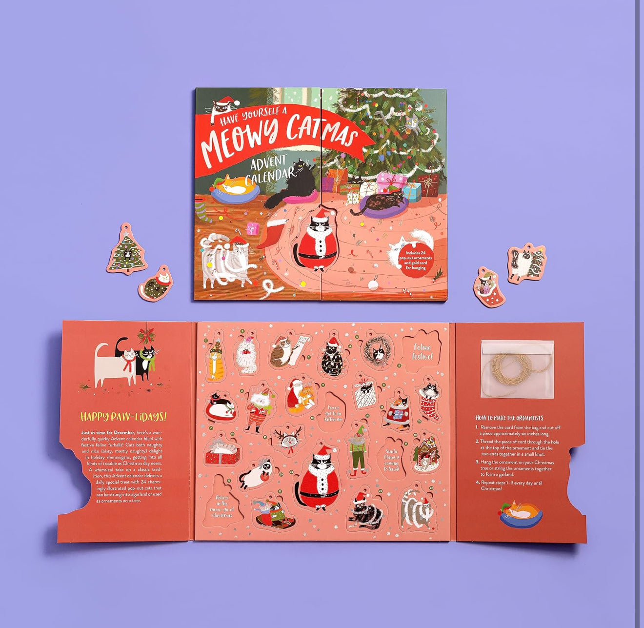 Have Yourself a Meowy Catmas Ornament Advent Calendar