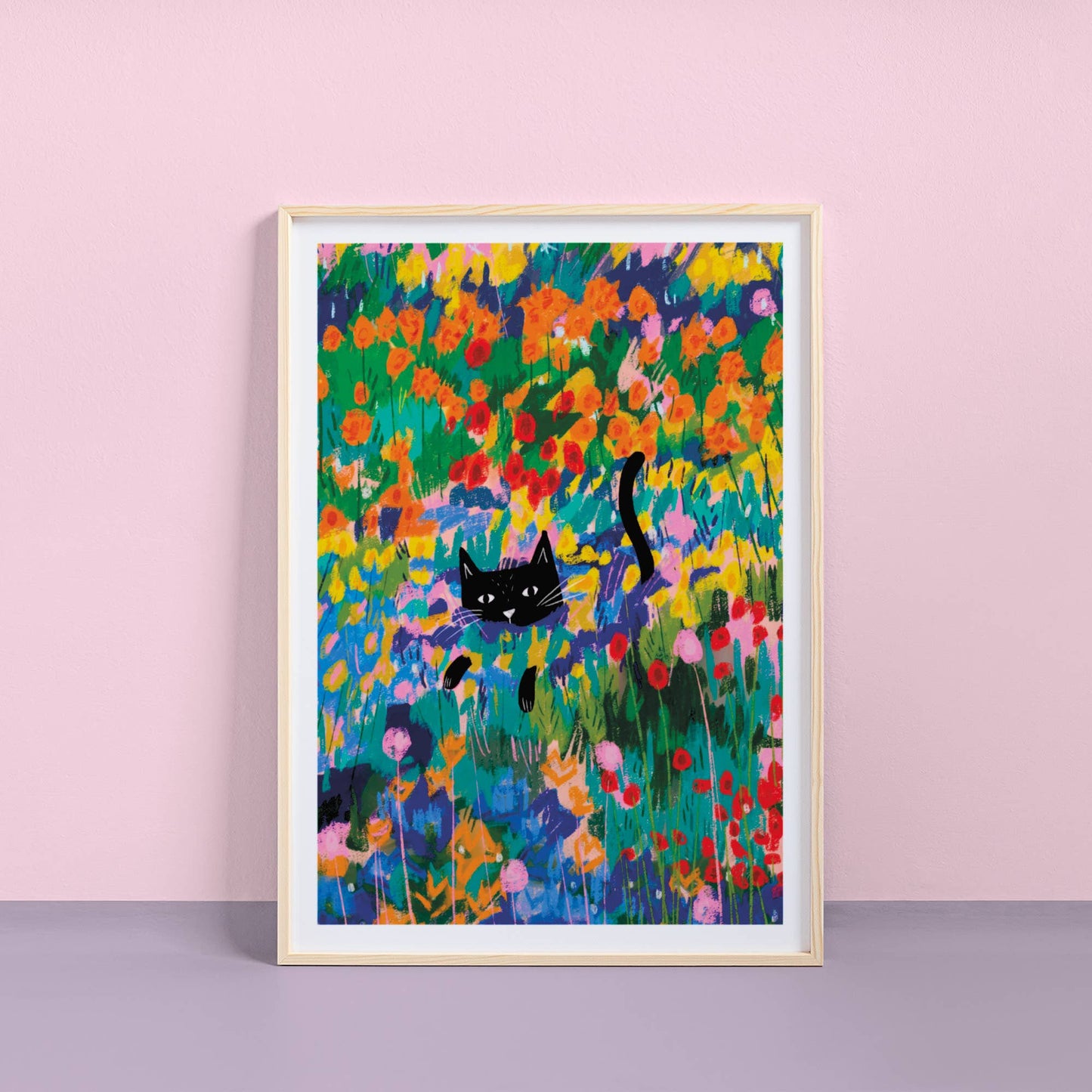 The Cat in the Garden at Arles Print