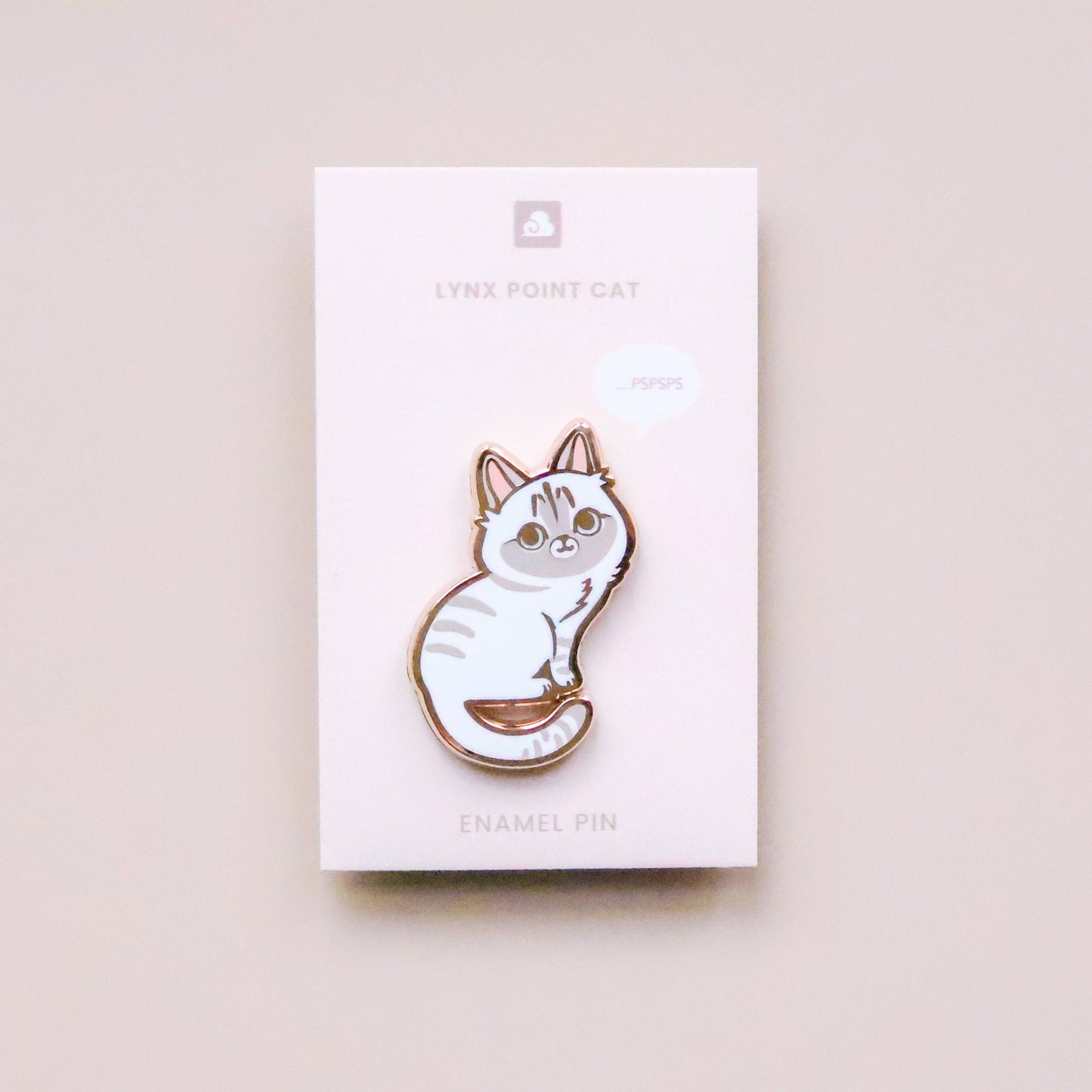 Enamel Pin - Lynx Point Cat