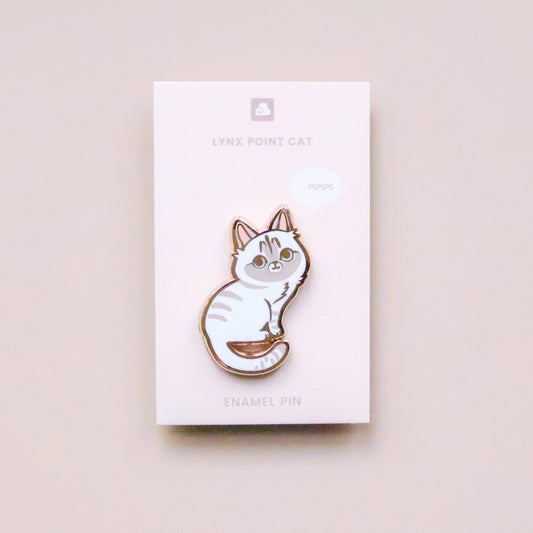 Enamel Pin - Lynx Point Cat