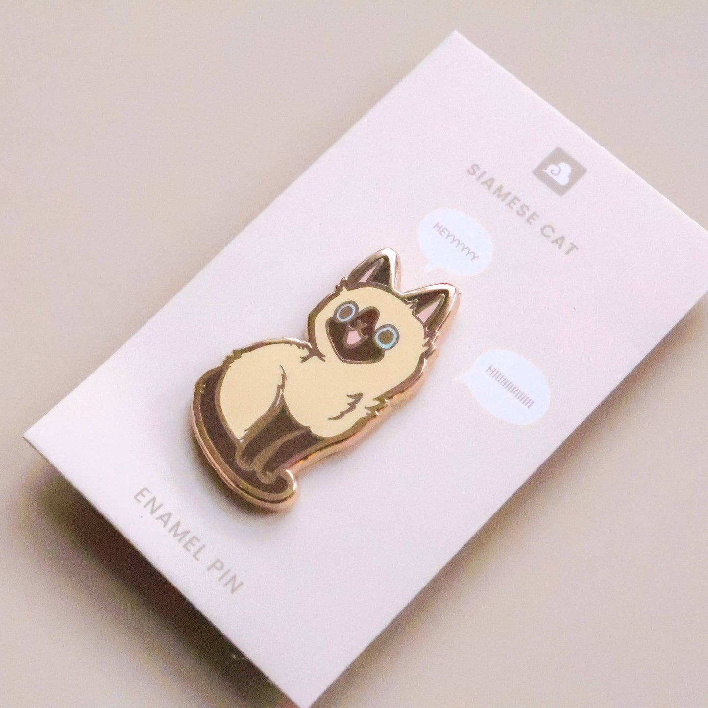Enamel Pin - Siamese Cat