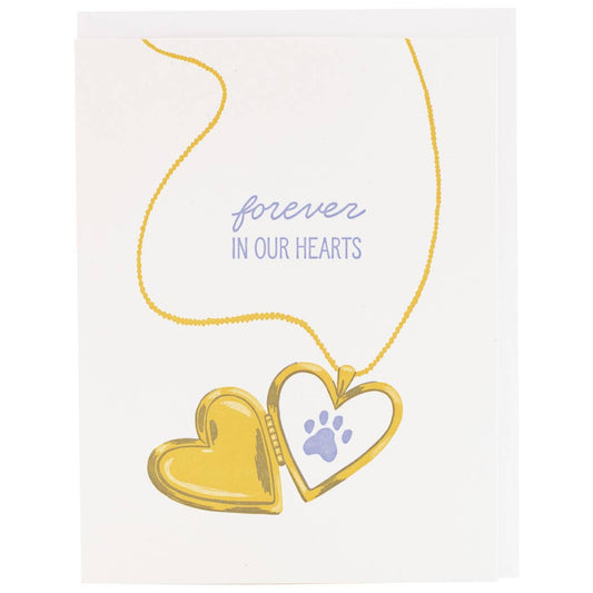 Locket Pet Sympathy-BLANK INSIDE