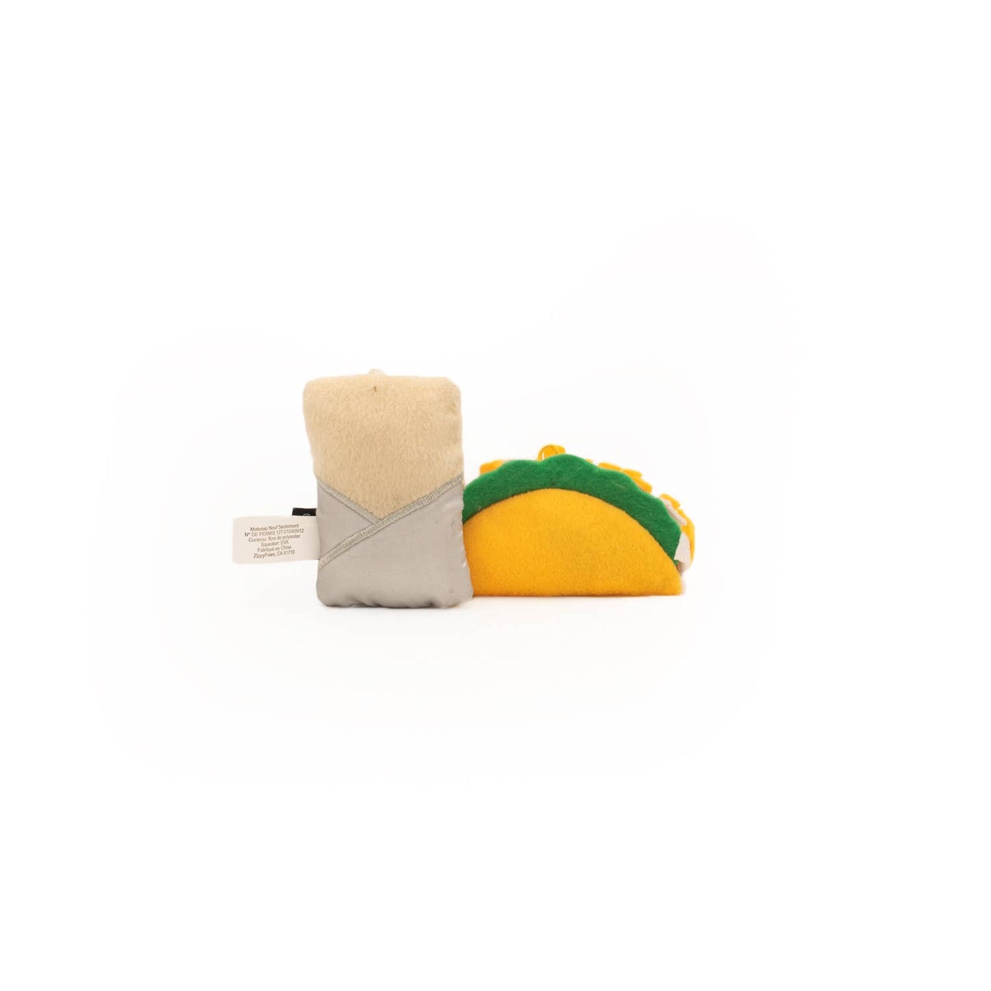 ZippyClaws® NomNomz® - Taco and Burrito - Cat Toy