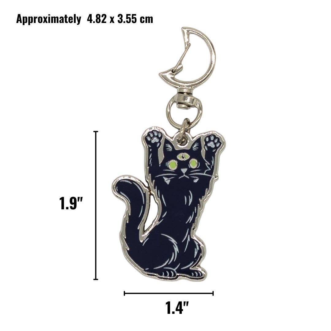 Scaredy Cat Keychain