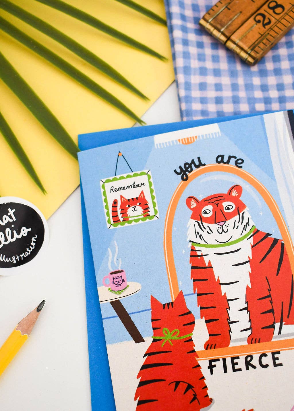 You Are Fierce Greeting Card - BLANK INSIDE