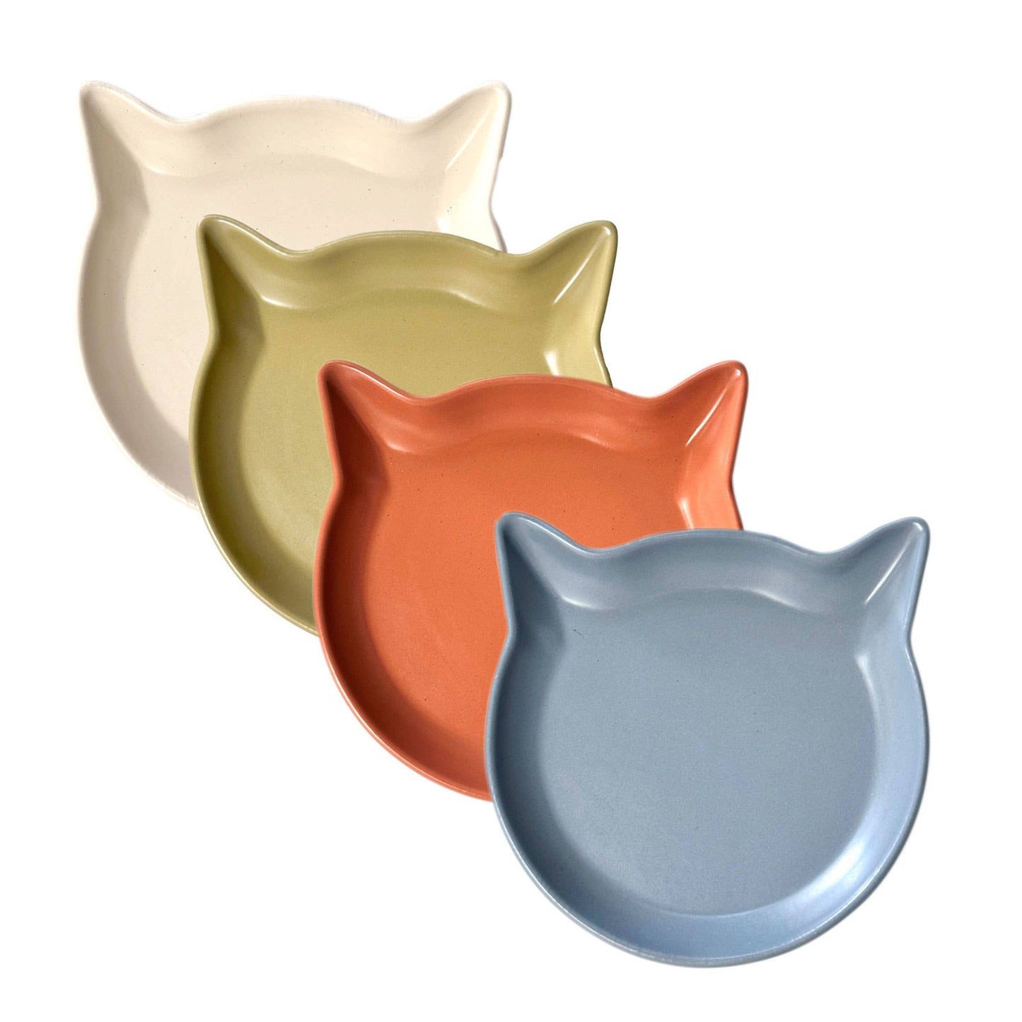 Mini Pet Food Dish or Coaster | Cat Head
