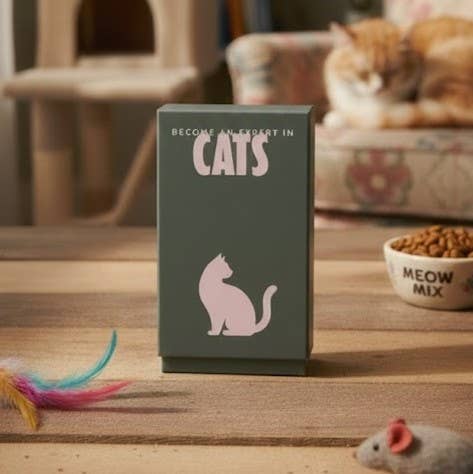 Become an Expert in Cats | Fun Trivia Gift for Cat Lovers