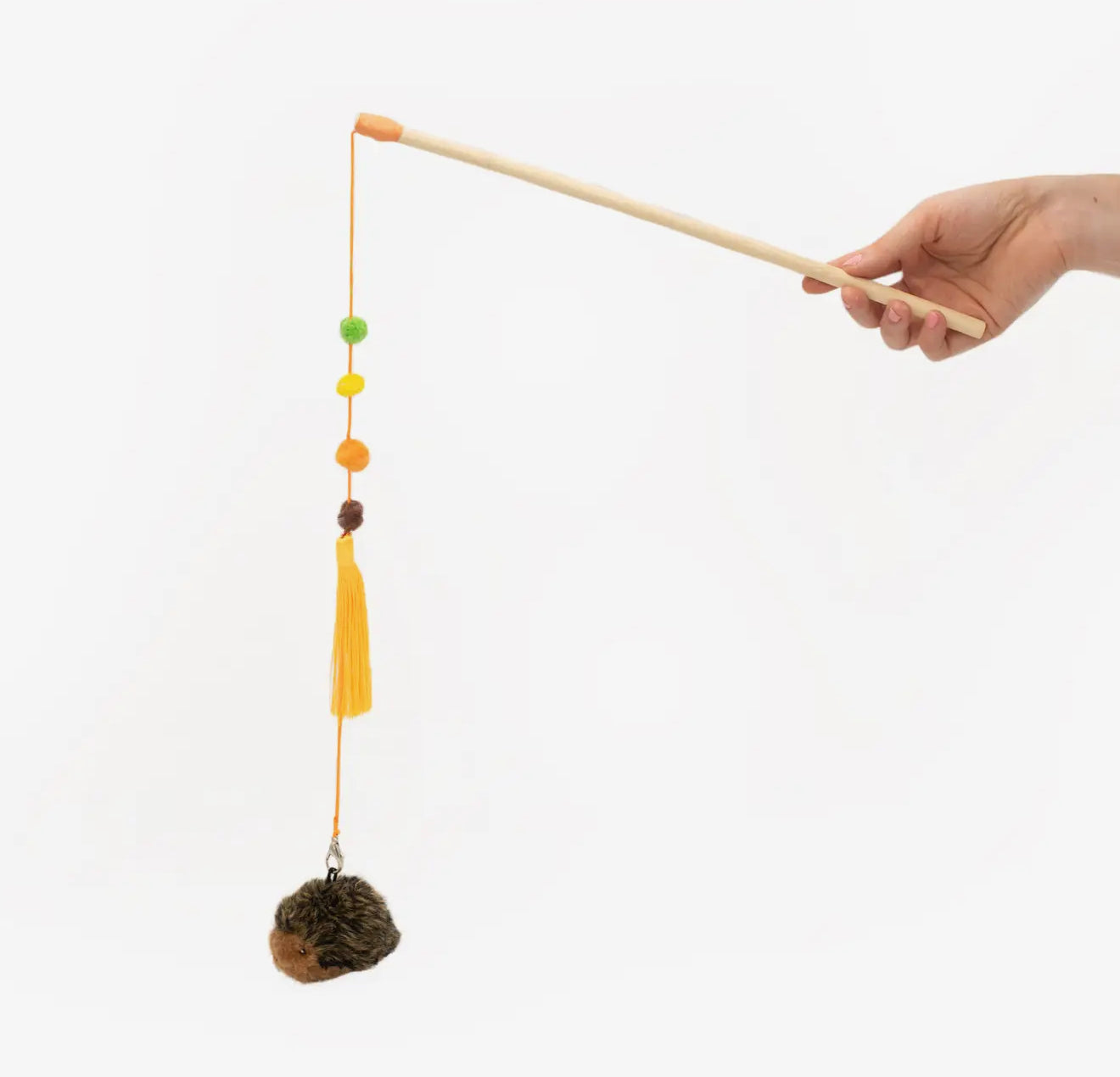 Zippyclaws Zippystick - Hedgehog - Cat Toy