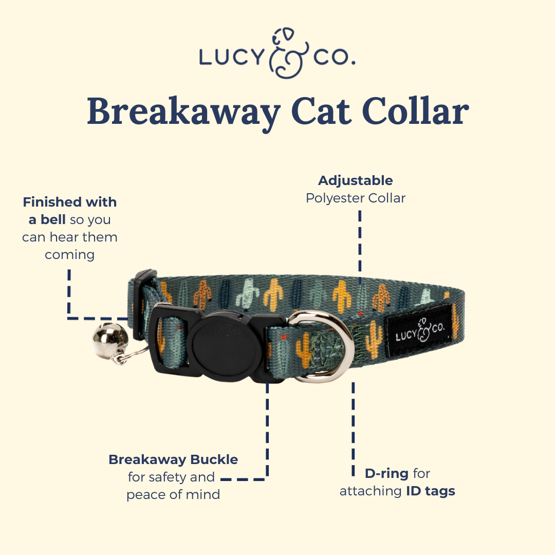 Looking Sharp Breakaway Cat Collar: L
