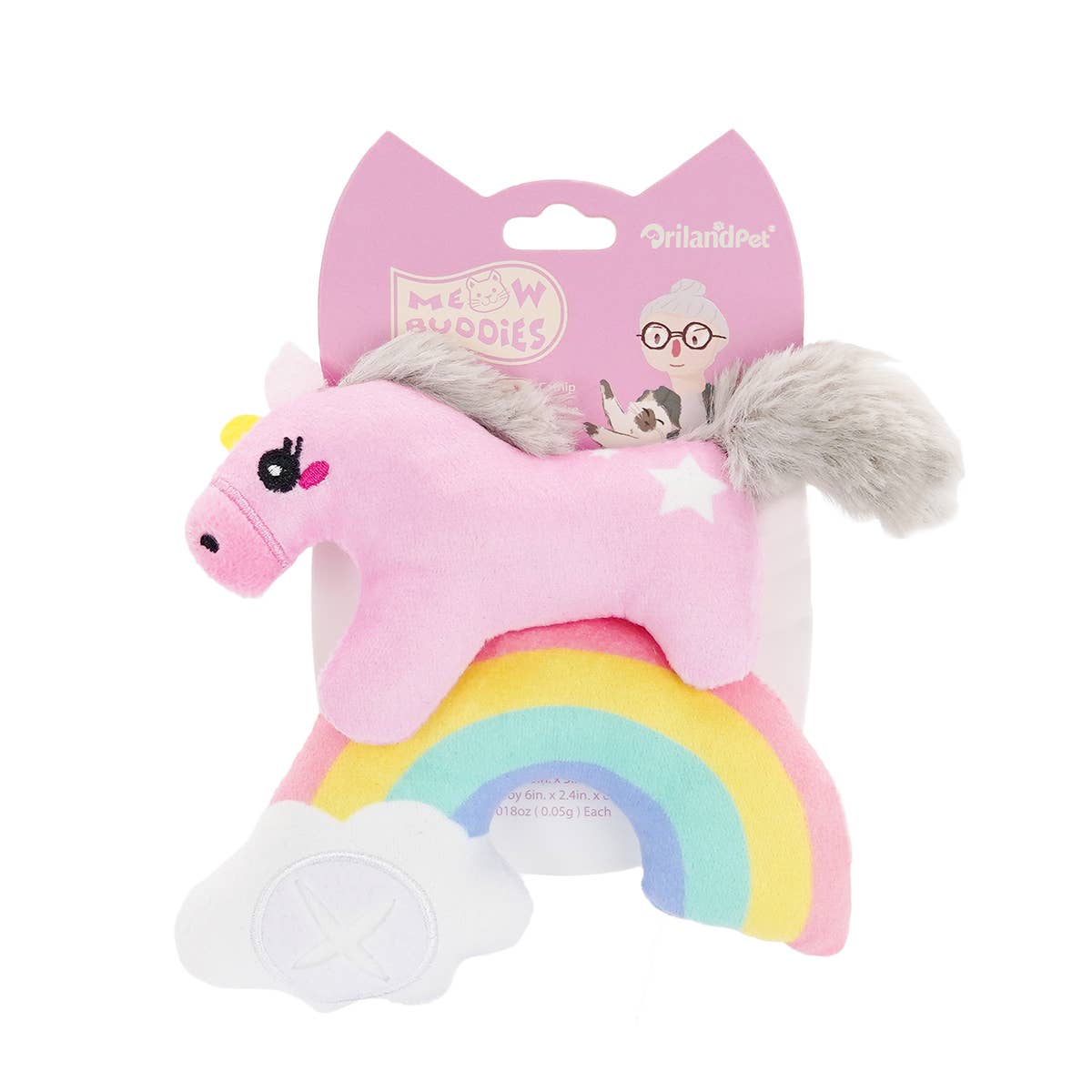 OrilandPet - Crazy Catcher | Unicorn & Rainbow - Cat Toy
