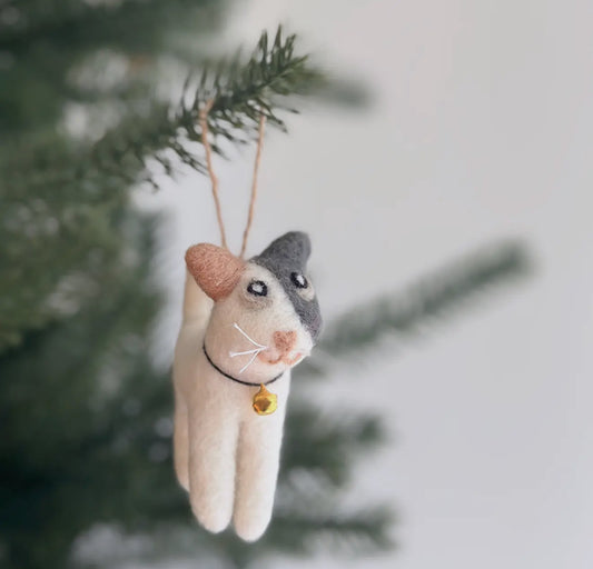 Felt Cat Ornament: Calico