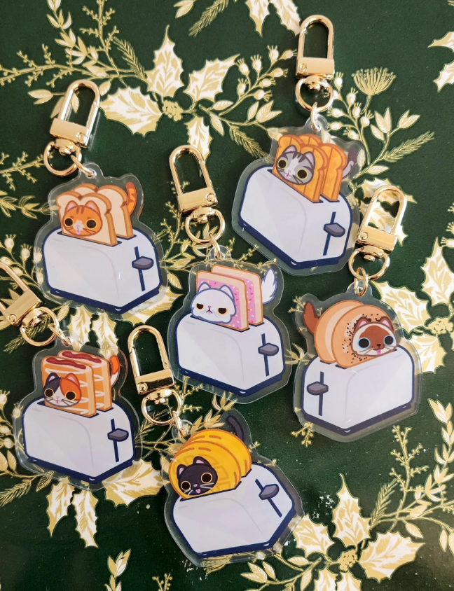 Kneady Cat Mystery Keychains