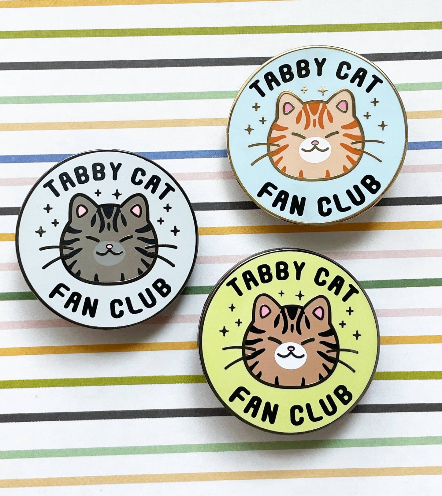 Cat Fan Club Hard Enamel Pin