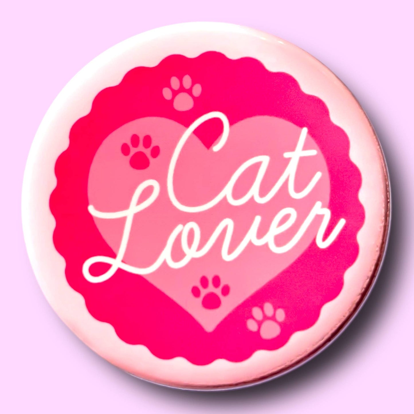 Cat Lover Magnet / 2.25"