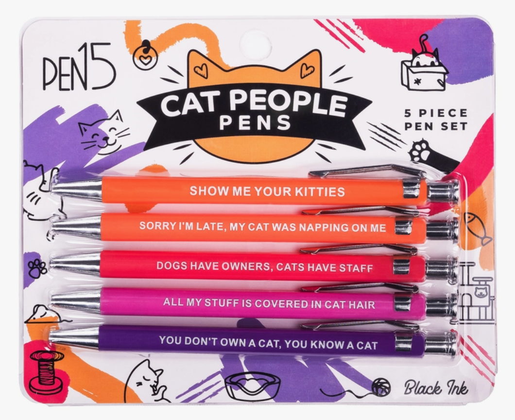 Cat People Pen Set