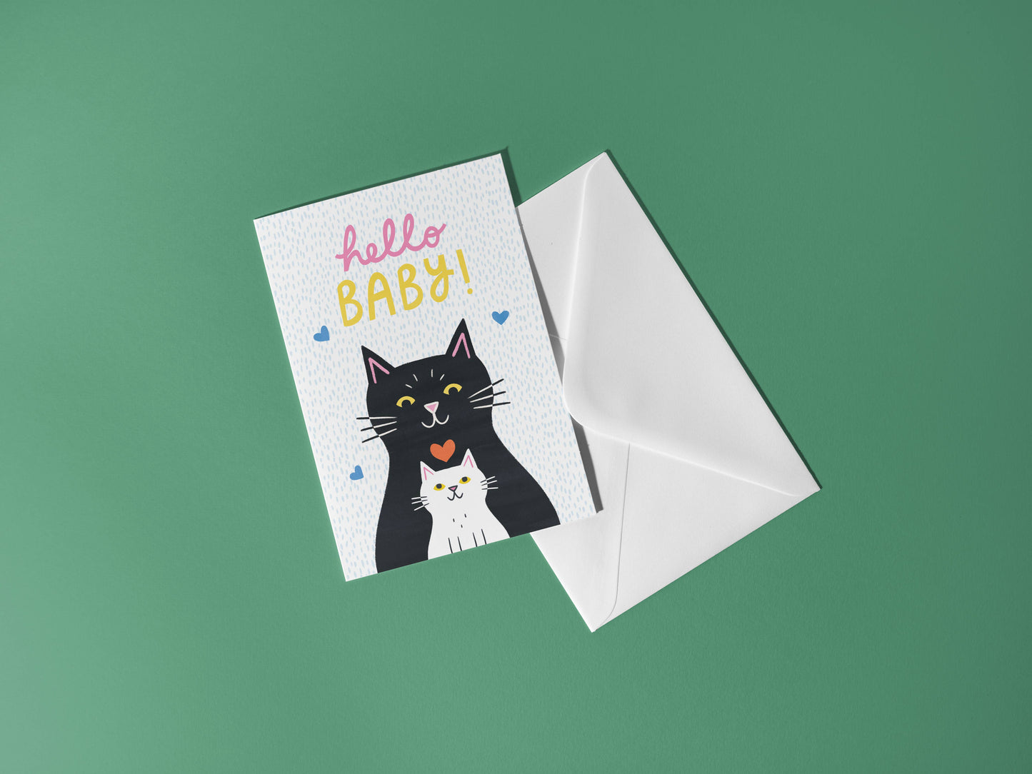 Hello Baby Card BLANK INSIDE