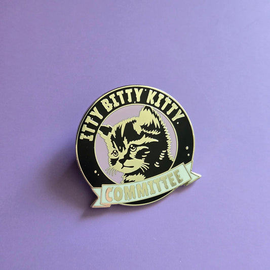 Itty Bitty Kitty Committee Enamel Pin