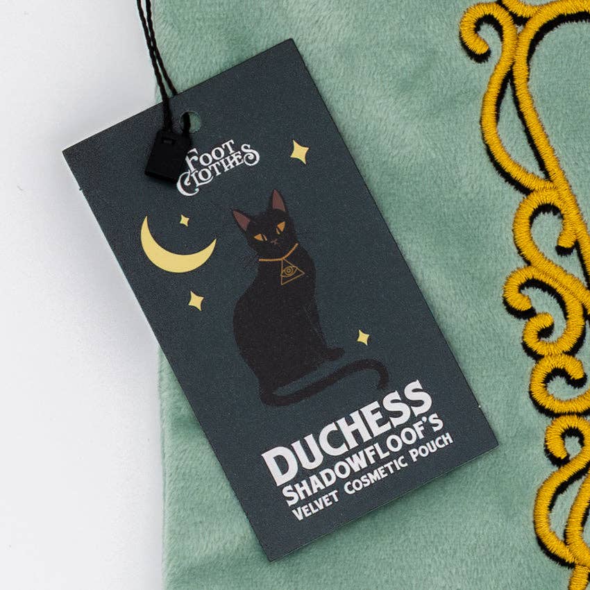 Duchess Shadowfloof's Mew World Order Velvet Cosmetics Bag