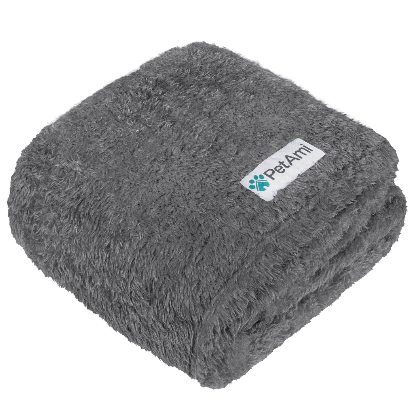 Fluffy Pet Blanket: Beige / Medium - 29" x 40"